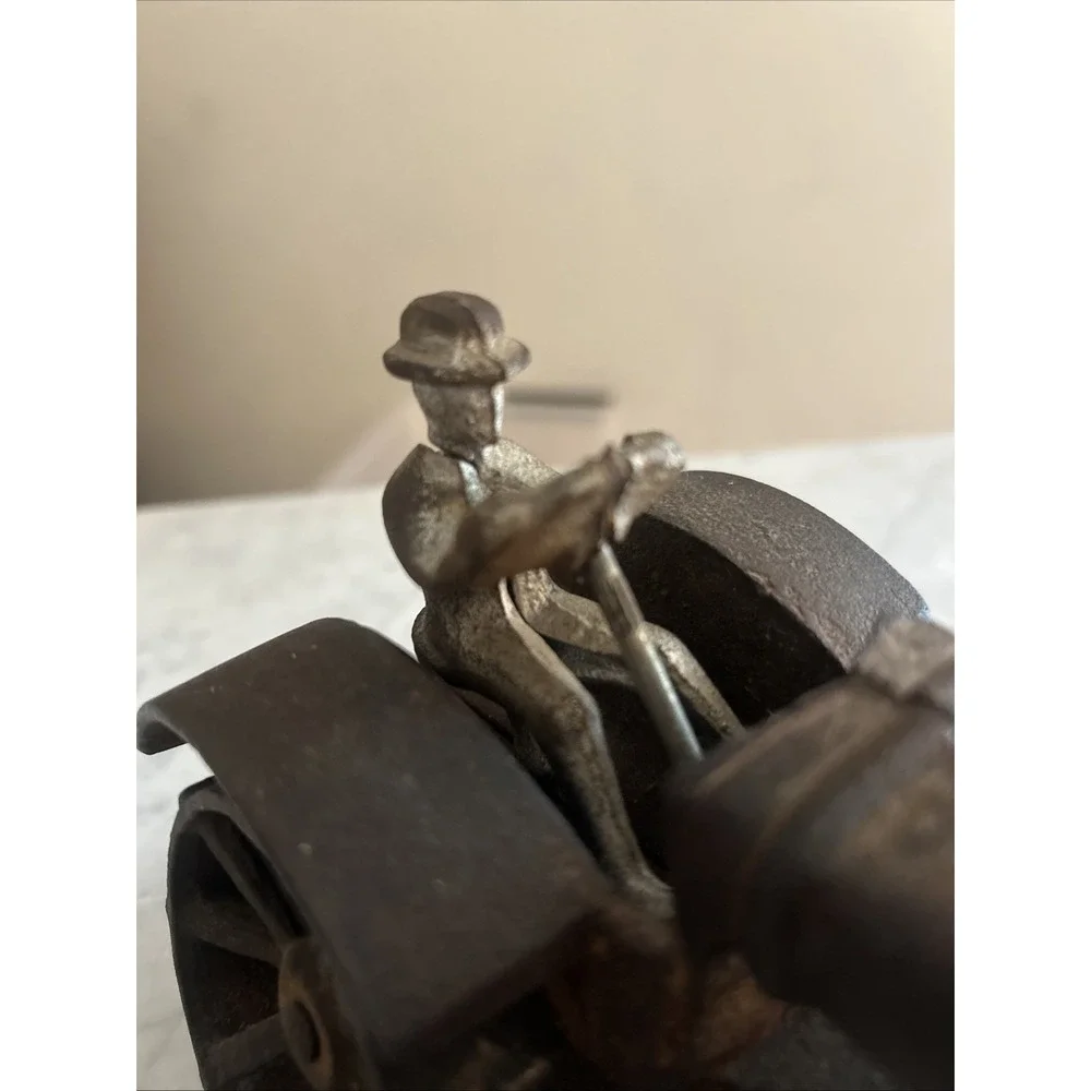 Antique Fordson Cast Iron Tractor with Driver by Arcade Manufacturing Company